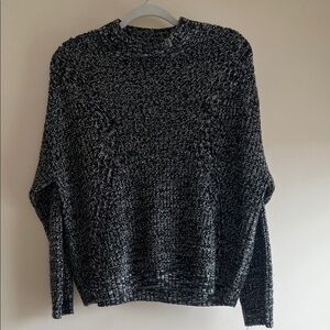 Black & White Knit Sweater